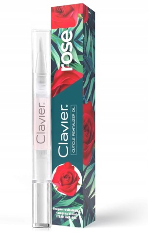 Oliwka odżywka DO skórek paznokci róża Clavier