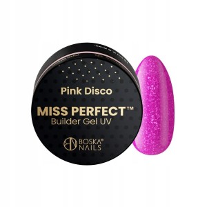 Żel budujący UV do paznokci Miss perfect Pink Disco Boska Nails 5 ml