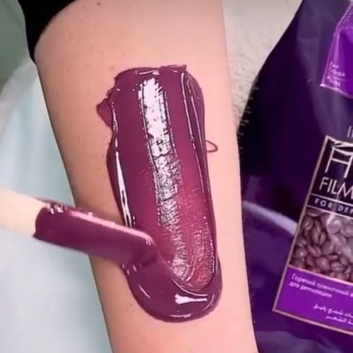 ItalWax Depilacja wosk twardy Plum Śliwka 1kg 1000g