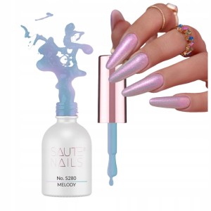 Saute Nails Lakier hybrydowy drobiny kolekcja Mermaid Melody S280 Melody