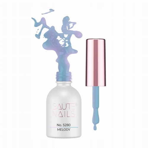 Saute Nails Lakier hybrydowy drobiny kolekcja Mermaid Melody S280 Melody