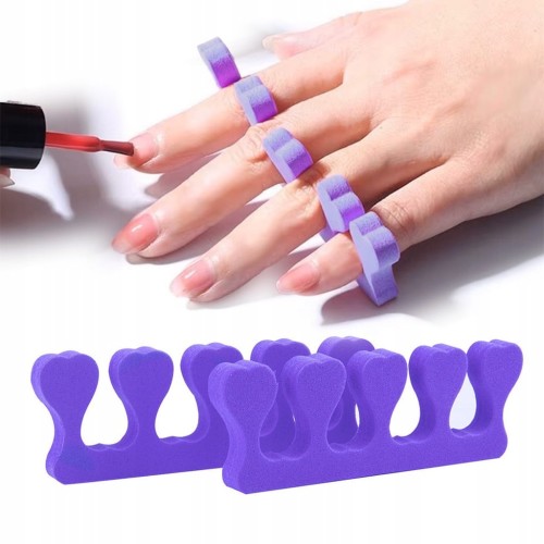 SEPARATORY PIANKOWE do pedicure kosmetyczne jednorazowe 1 para = 2 sztuki