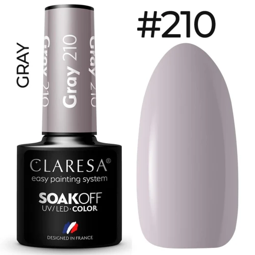 CLARESA LAKIER HYBRYDOWY GRAY 210 5 g