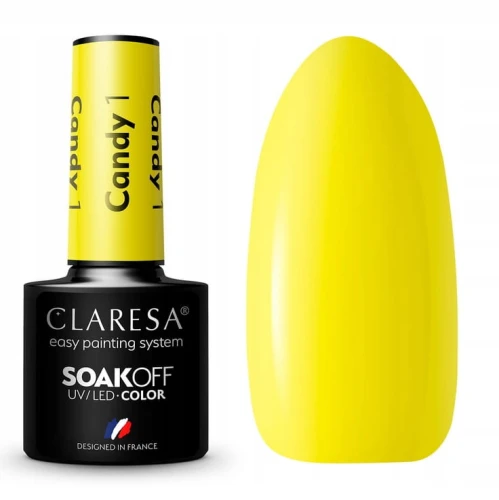 CLARESA LAKIER HYBRYDOWY CANDY 1 5 g