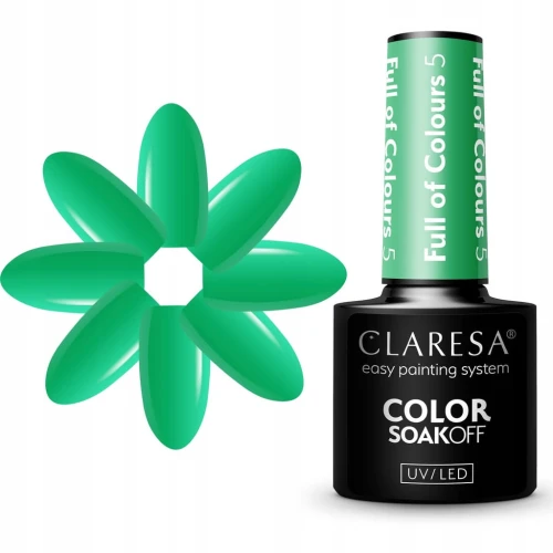 CLARESA LAKIER HYBRYDOWY FULL OF COLOURS 5 5 g