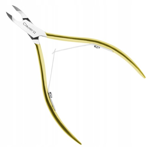 Cążki do Skórek i Paznokci – Clavier ProNails – złote – 12mm