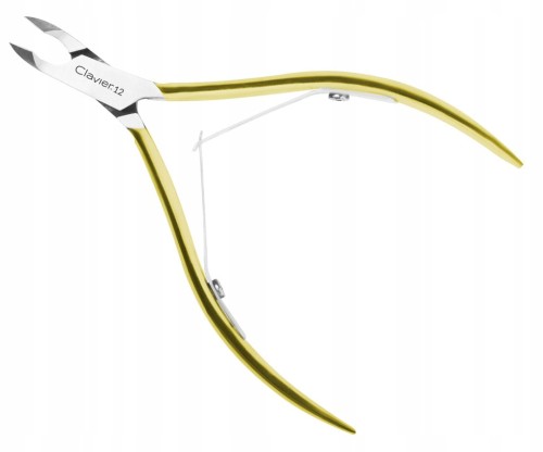 Cążki do Skórek i Paznokci – Clavier ProNails – złote – 12mm