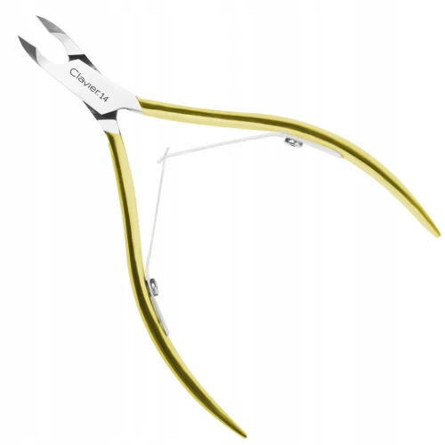 Cążki do Skórek i Paznokci – Clavier ProNails – złote – 14mm