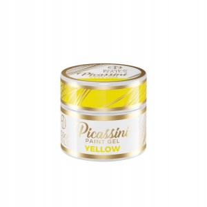 Picassini Paint Gel Yellow Boska Nails 5 ml / żółty paint żel