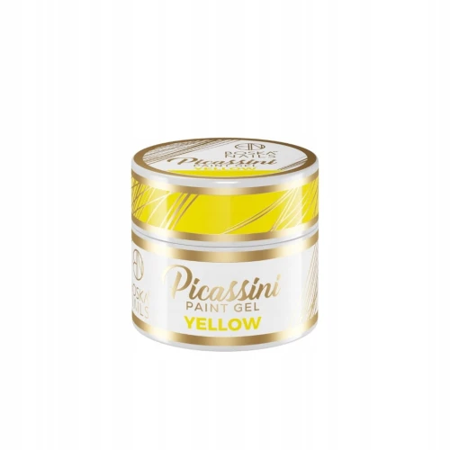 Picassini Paint Gel Yellow Boska Nails 5 ml / żółty paint żel