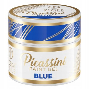 Boska Nails Żel Do Zdobień Paznokci Paint Gel Picassini 5ml Blue Niebieski
