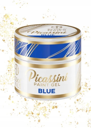 Boska Nails Żel Do Zdobień Paznokci Paint Gel Picassini 5ml Blue Niebieski