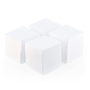 Perforowane waciki bezpyłowe do paznokci 5x5 cm 500 szt