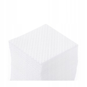 Perforowane waciki bezpyłowe do paznokci 5x5 cm 500 szt