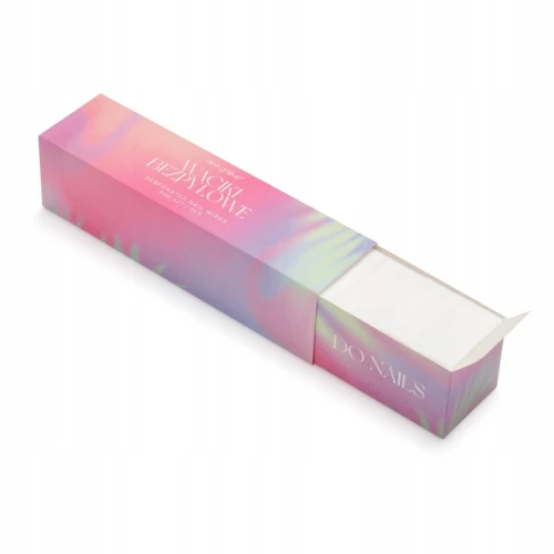 Aba Group Waciki bezpyłowe perforowane do paznokci białe bawełniane 500 szt