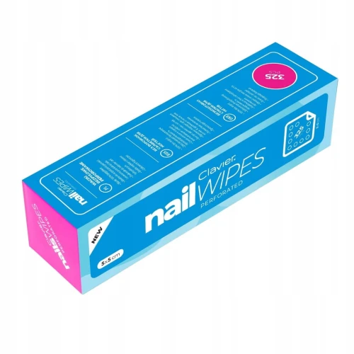 Waciki Clavier Nail Wipes 1 warstw bezpyłowe 325 szt.