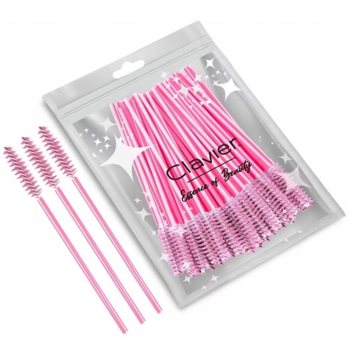 50 x SZCZOTECZKA SZCZOTKA DO RZĘS I BRWI SPIRALKA