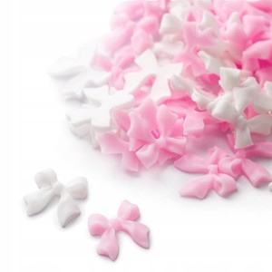 Ozdoby kokardki 3D MollyLac 50 szt