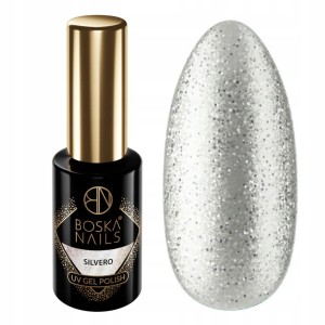 Boska Nails lakier hybrydowy Cosmic Glow Silvero nr 491 6 ml