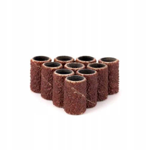 10x Kapturek 6mm Ścierny Nakładka Podo Brązowe Gradacja 100 mandrel