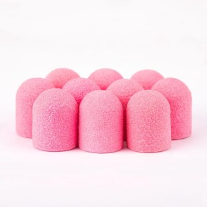 KAPTURKI 13 MM 150 GRIT 10 SZT FABRIC PODO RÓŻOWY