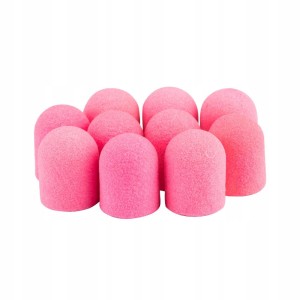 Kapturki do pedicure 13mm/180 gradacja Lux AlleMed Pink 10x