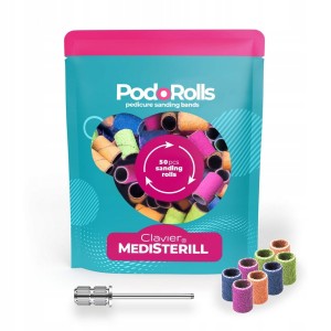 50x Kapturki Nakładki Ścierne Mini Cylinder Mandrel Mix gradacji 3 mm