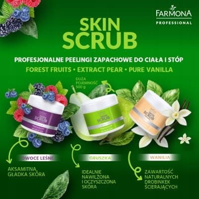 FARMONA Peeling do ciała i stóp GRUSZKA 500g