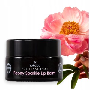 Yokaba Wegański Balsam Do Ust Peony Sparkle 15ml