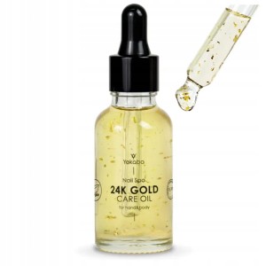 YOKABA Wegański olejek do ciała, dłoni i paznokci 24K GOLD OIL 30ml