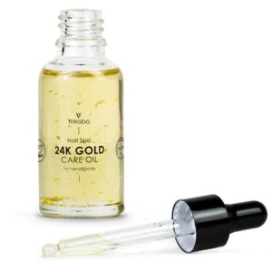 YOKABA Wegański olejek do ciała, dłoni i paznokci 24K GOLD OIL 30ml