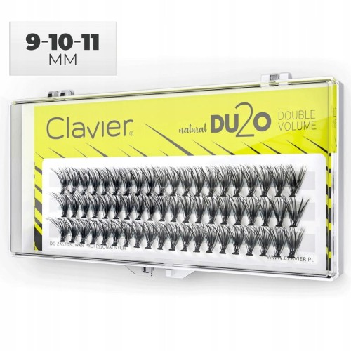 Clavier DU2O Double Volume kępki rzęs 10mm