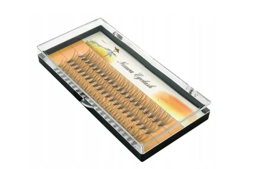 Rzęsy w kępkach Nesura 10 mm czarne