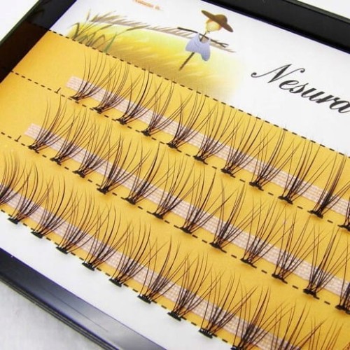 Rzęsy Nesura Eyelash Kępki Rzęs Jedwabne - 11 mm