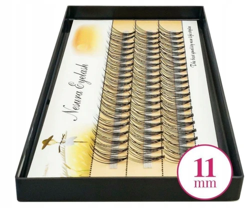 Rzęsy Nesura Eyelash Kępki Rzęs Jedwabne - 11 mm