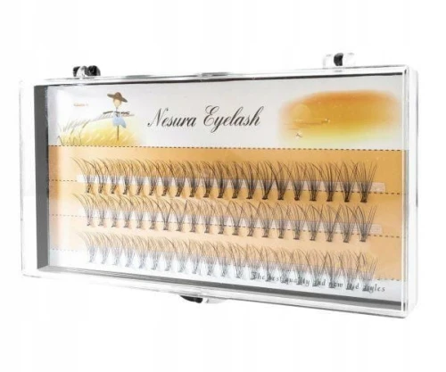 Rzęsy Nesura Eyelash Kępki Rzęs Jedwabne - 11 mm