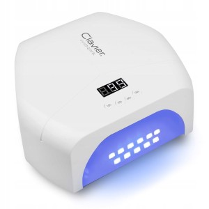 LAMPA DO PAZNOKCI CLAVIER 48W Q100 BL LUSTRZANE DNO WYŚWIETLACZ LCD 57x LED