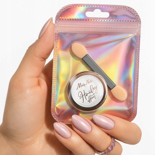 Pyłek do paznokci Hailey effect Molly Nails z pacynką 1g