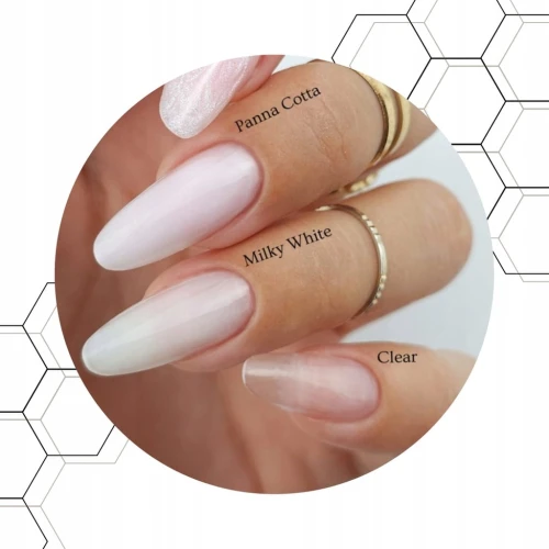 Claresa HARD&EASY Żel budujący do paznokci bezbarwny Clear 45g