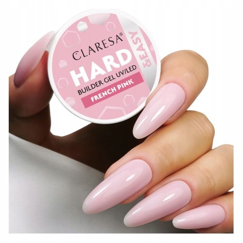 Claresa Żel Budujący Do Paznokci Różowy Hard&Easy French Pink 45g
