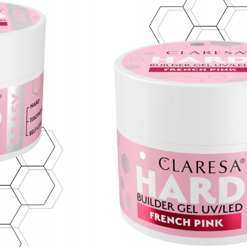Claresa Żel Budujący Do Paznokci Różowy Hard&Easy French Pink 45g
