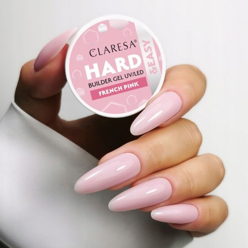 Claresa Żel Budujący Do Paznokci Różowy Hard&Easy French Pink 45g