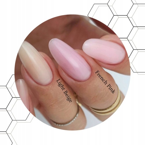 Claresa Żel Budujący Do Paznokci Różowy Hard&Easy French Pink 45g