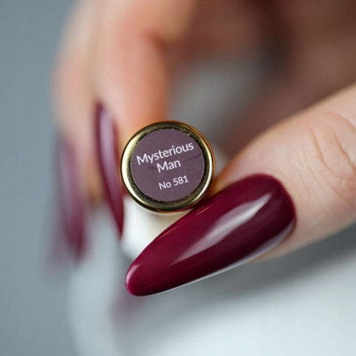 Bordowy Lakier hybrydowy Autumn Drink Mysterious no 581 Boska Nails 6 ml
