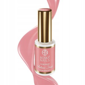 Różowy Lakier hybrydowy Autumn Drink Slow Dancing no 576 Boska Nails 6 ml