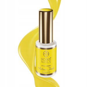 Żółty Lakier hybrydowy Autumn Drink Ginolotto no 575 Boska Nails 6 ml