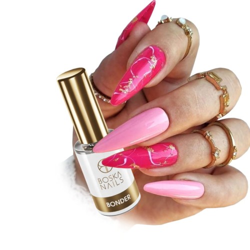 BOSKA NAILS BONDER PRIMER BEZKWASOWY DO HYBRYD ŻELU MANICURE 10 ml