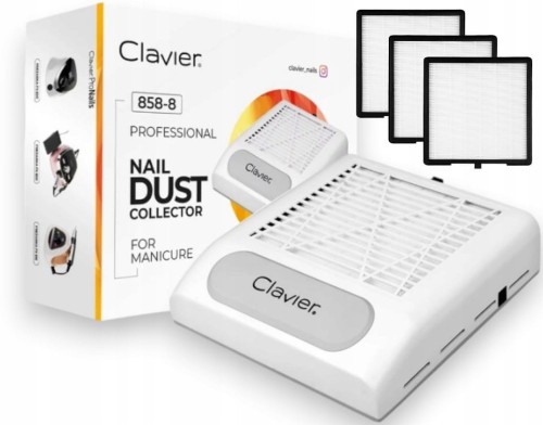 Pochłaniacz pyłu do paznokci 80W kasetowy CLAVIER