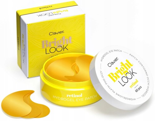 Płatki Żelowe Pod Oczy Retinol 60 Sztuk Bright Look CLAVIER