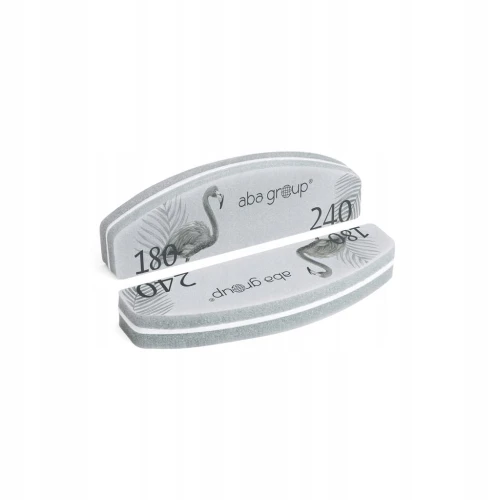 Polerka do rąk Aba group półksiężyc (łódka) szary 180/240 1szt